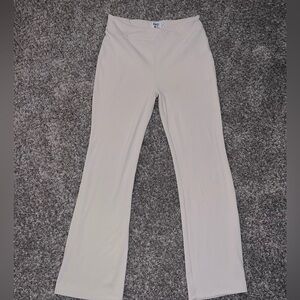 Princess Polly Cream boot cut pants. Size 12